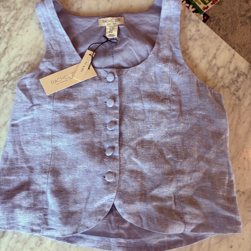 Rachel Zoe Women’s Linen Vest